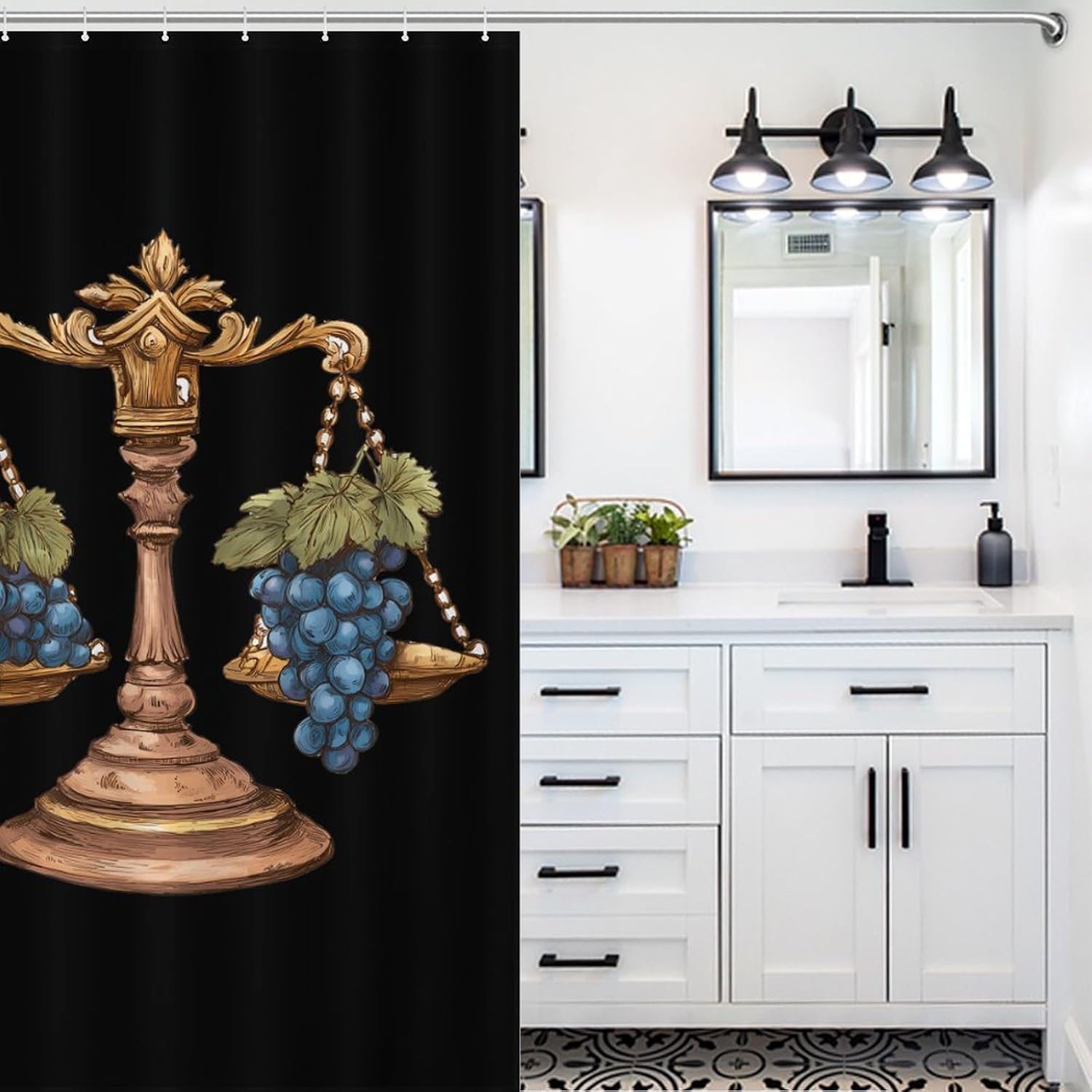 Dovetail Ink Law Lawyer Shower Curtain 46.85x70.87Inch（119x180cm） Polyester Bath Curtain Shower Curtains Printed Decorative