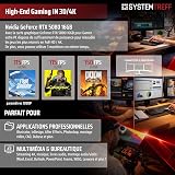 SYSTEMTREFF PC Gamer High-End AMD Ryzen 7 9800X3D 8x5.2GHz | Nvidia RTX 5080 16Go | 1To M.2 NVMe | 32Go DDR5 RAM | Windows 11 | Ordinateur de Bureau pour Les Joueurs, Les Gamers & Streamer - 5