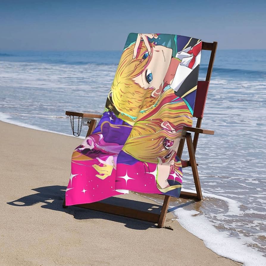 Amazon|推しの子 男女兼用の大型家庭用吸水速乾ビッグタオル Amazon|推しの子 男女兼用の大型家庭用吸水速乾ビッグタオル