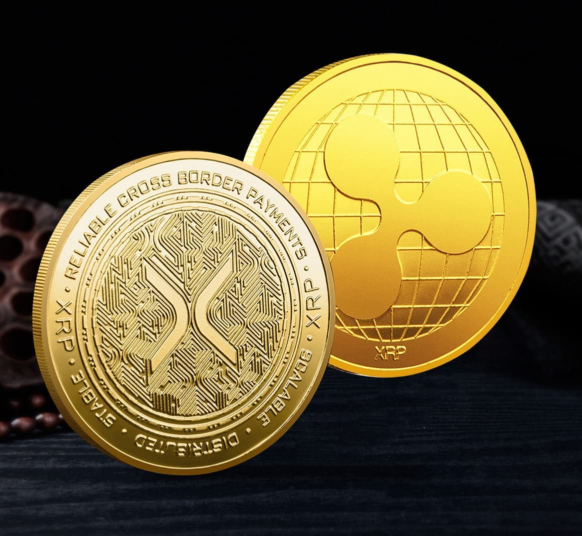 Amazon | 2021年版XRPコイン物理暗号コインリップル暗号通貨暗号ビット 