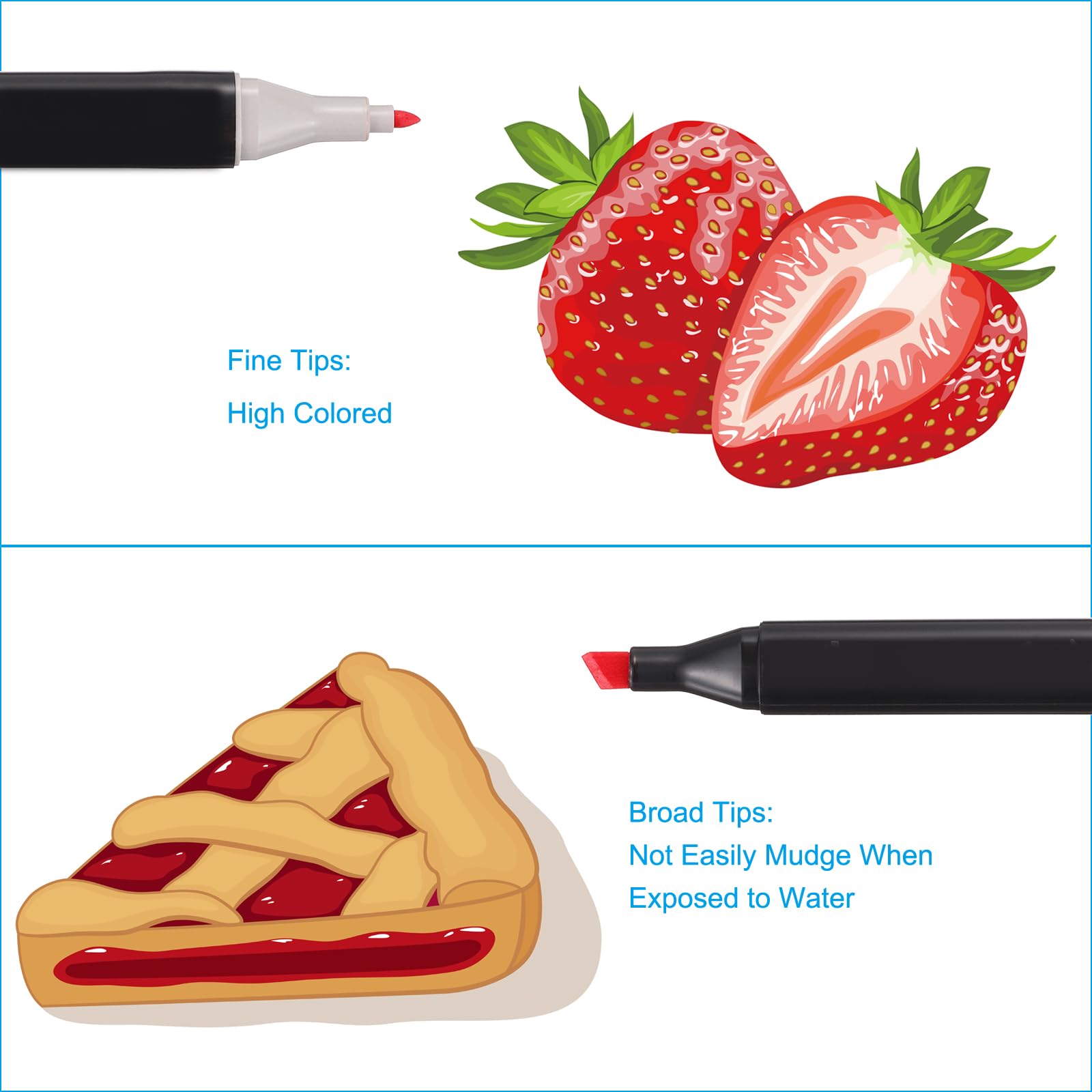 PATIKIL Dual Tip Alcohol Art Markers - Image 3