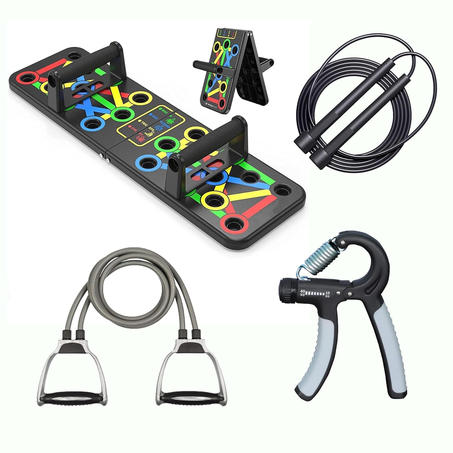 home workout equipments combo pack