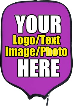 Customized Padded Pickleballs Protection Custom Pickleballs Paddles Cover Personalized Cover Paddles Case Rackets Cover Holder Sleeve Case Protector, Fits Most Paddles, Rackets, 8.5x11.5 inches
