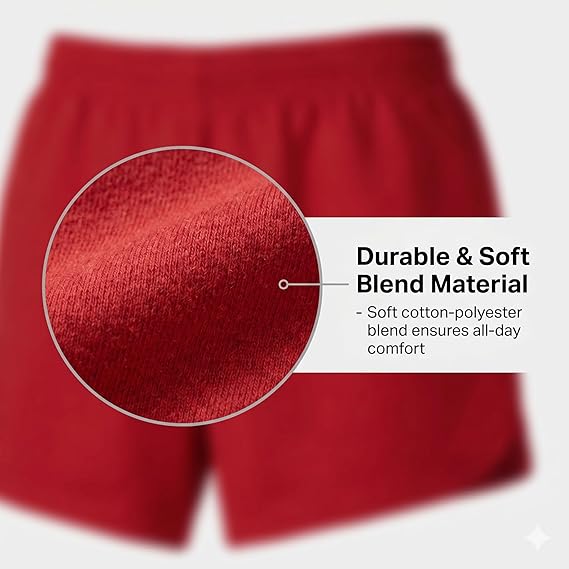 Soffe Women's Cheer Active Shorts: Trendy Fashion