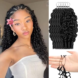 Burmese Curly Crochet Hair, Miracle Knots, 18 Inch, 5 Packs 350g