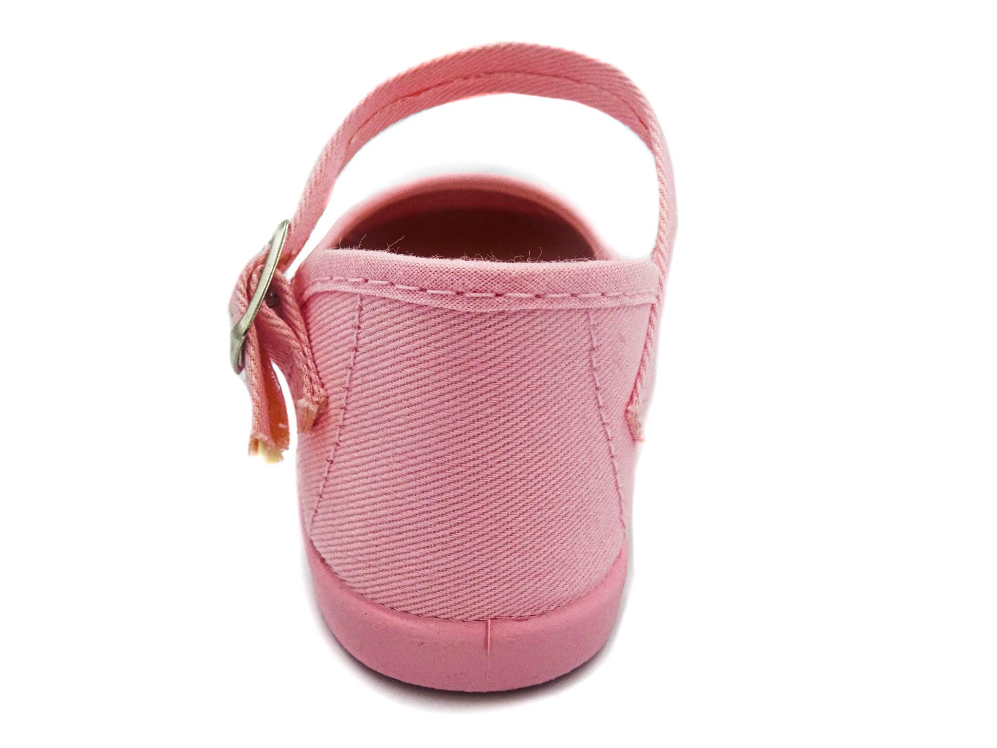 Mercedita de Tela con Hebilla para Bebé Niña