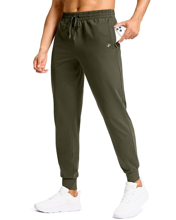 Pudolla Men's Tall Joggers 32/34/36/38 Inseam(Olive 36 Inseam-S) by Pudolla - Used condition - US$26.51