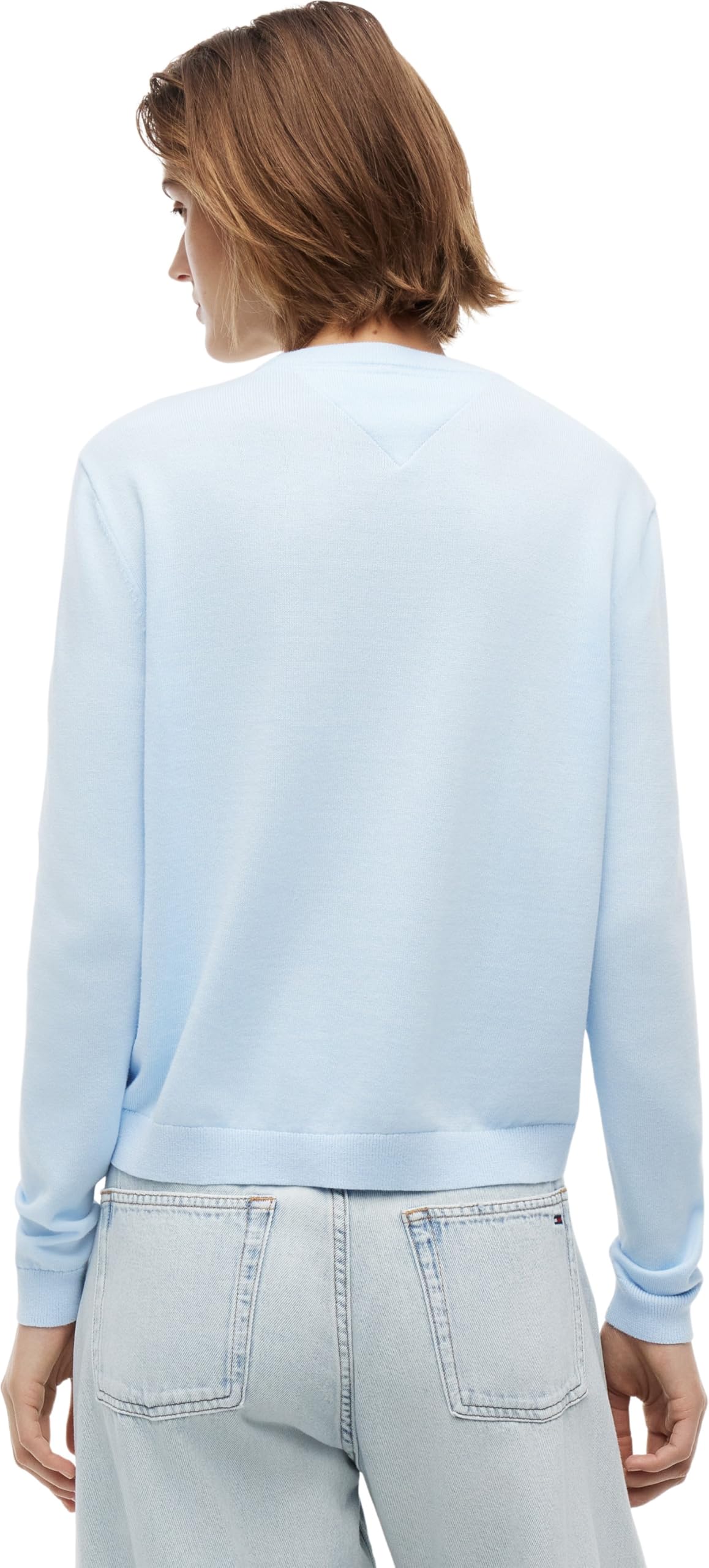 Tommy Jeans Jersey Mujer Essential Crew de lagodón