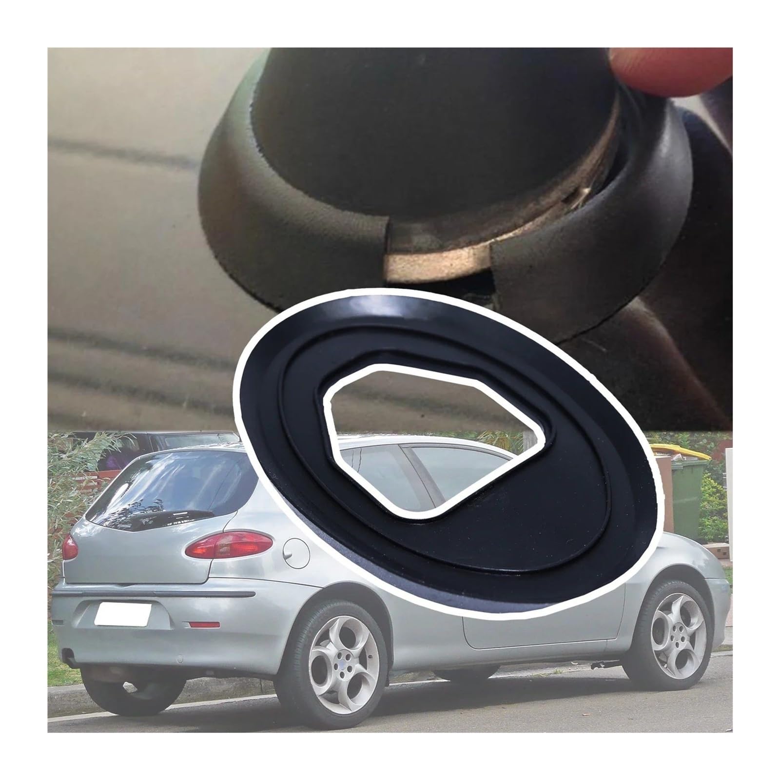 Guarnizione base antenna adatta for Alfa Romeo 147 2000-2010 guarnizioni per antenne sul tetto(2pc)