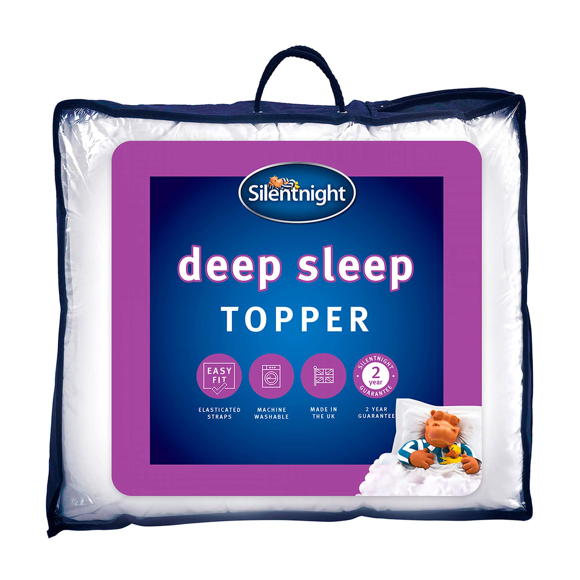 Silentnight Deep Sleep Super King Mattress Topper Best Thick Soft