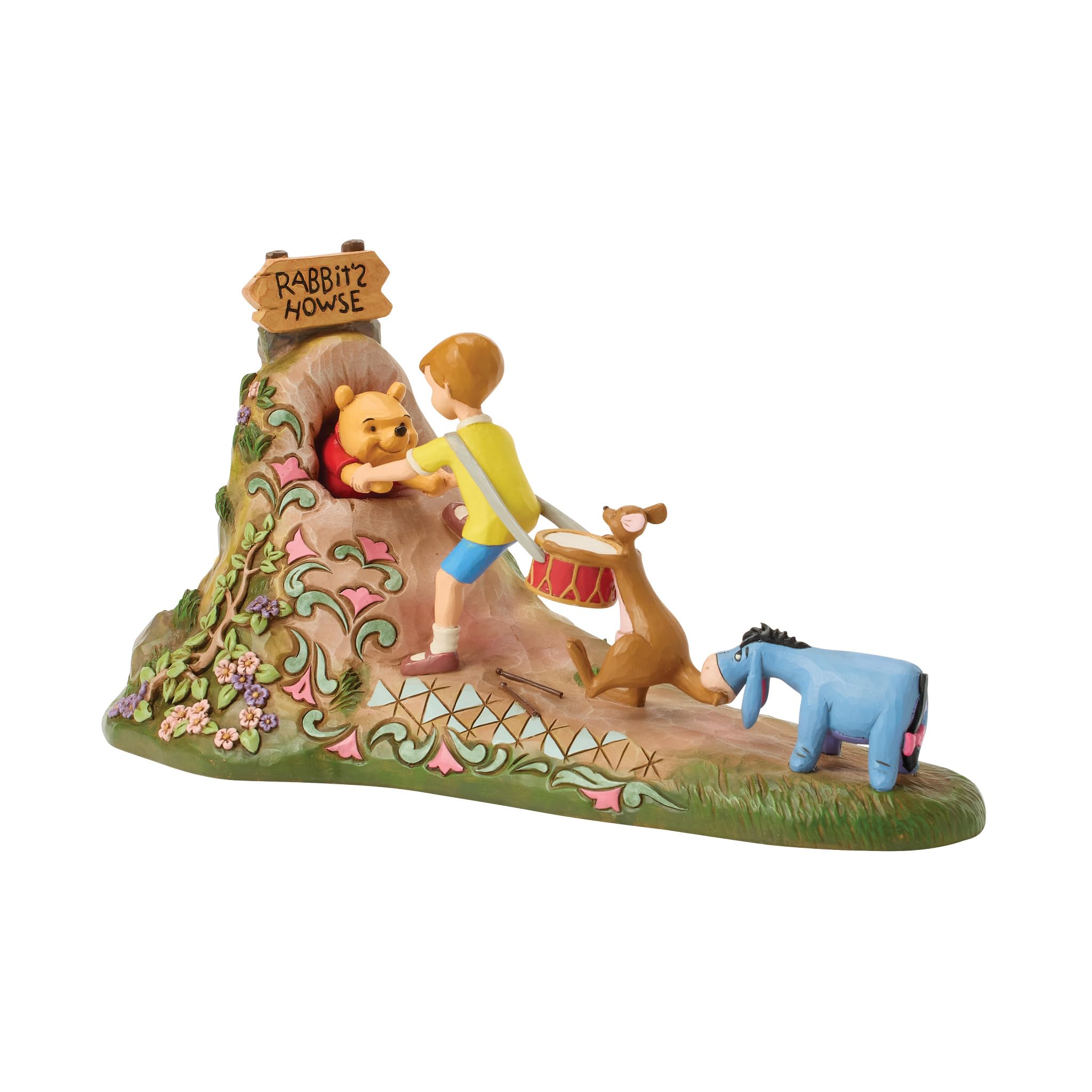 Disney Traditions Pooh and Friends - Figura Decorativa de Aniversario
