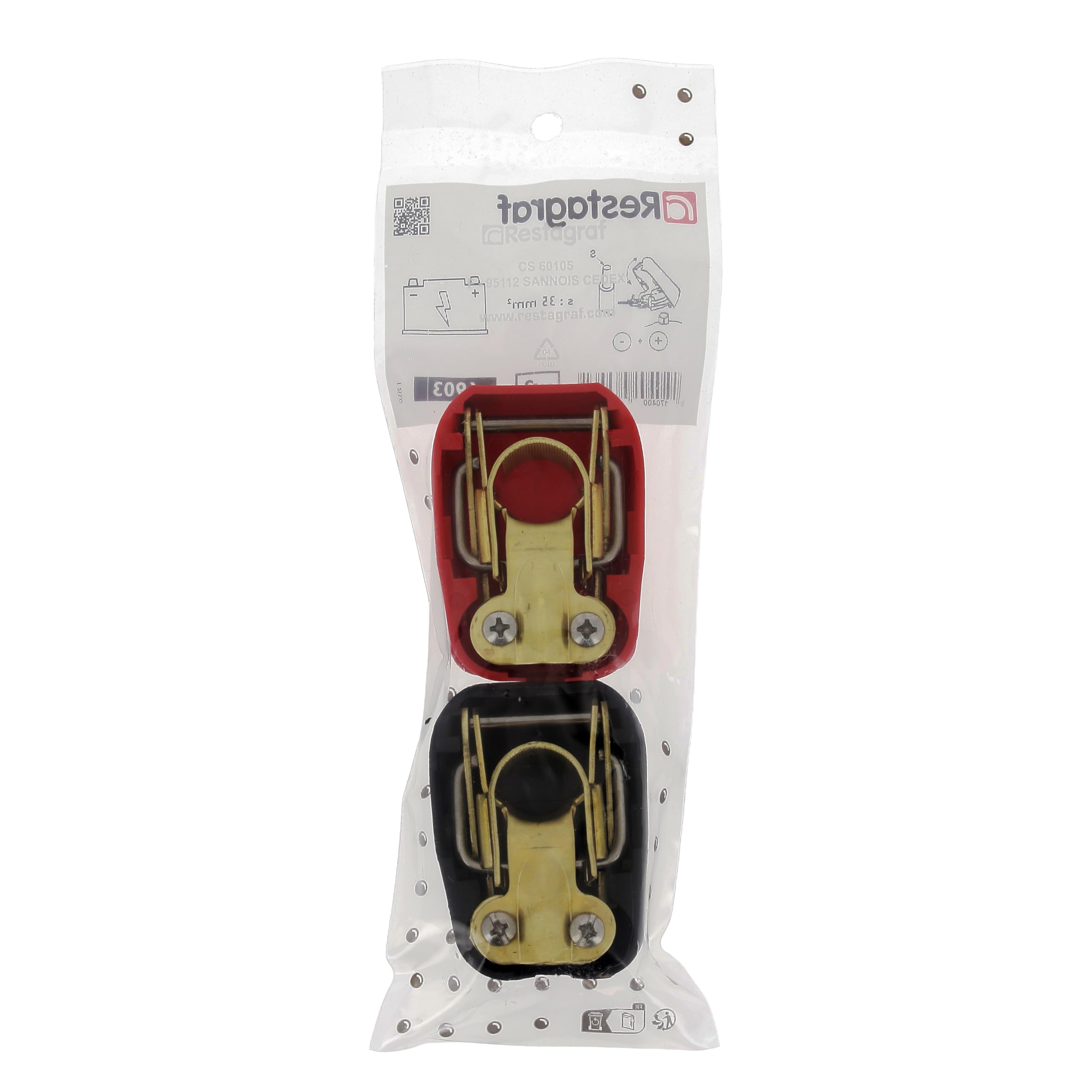 RESTAGRAF 6903 2x Morsetto polo batteria