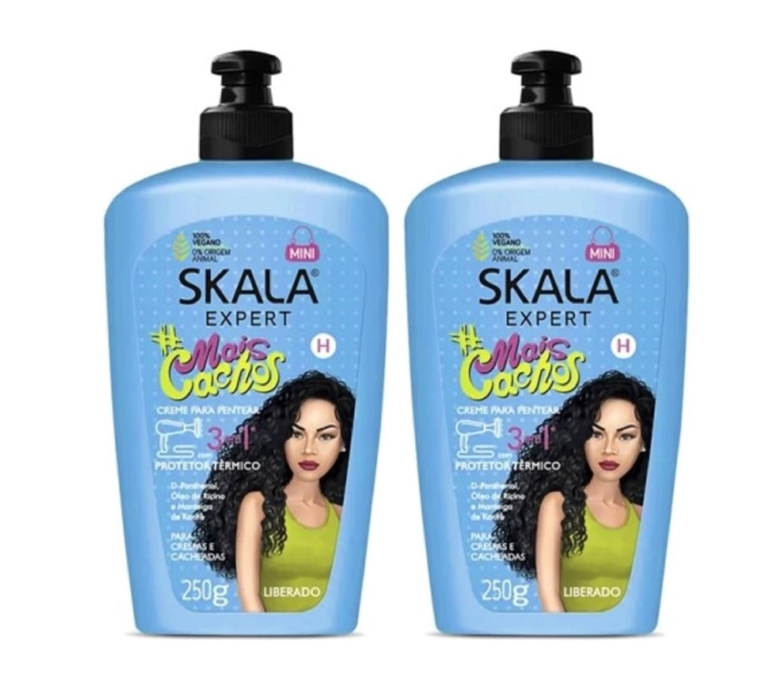 SKALA - Linha Expert - Gel Liquido Mais Cachos 250 Gr - (Expert Collection - More Curls Liquid Gel Net 8.81 Oz) (Set of 2), Purple