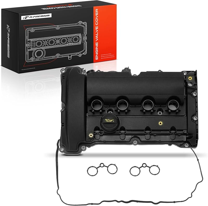 Tampa de válvulas A-Premium para motor 1.6L Turbo N14 com junta e tampa de óleo – Kit