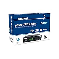 EDISION PICCO T265 plus Modello 2024 Decoder Digitale Terrestre 2024 Full HD DVBT2