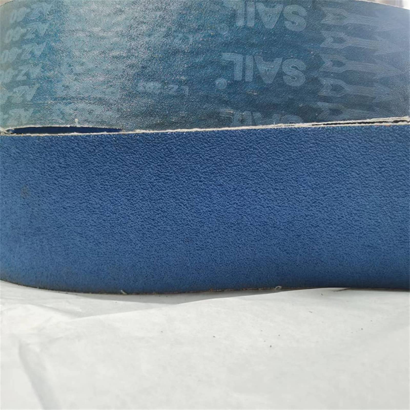 Bande abrasive, bandes abrasives, accessoires for ponceuses à bande, 5 pièces de 3000 x 100 mm, 118 x 3,9 cm, bandes abrasives en corindon de zirconium bleu for meuleuse d'angle (couleur : 40#) (Colo