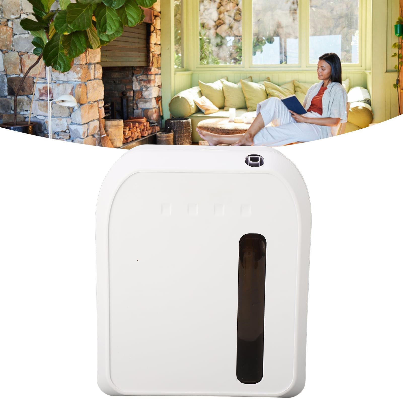 Máquina De Aire Aromático, Difusor De Aroma Profesional Inteligente para Toda La Casa, Difusores De Aromaterapia De Gran Rango De Espacio, para La Oficina del Hotel En Casa(EU 100-240v)