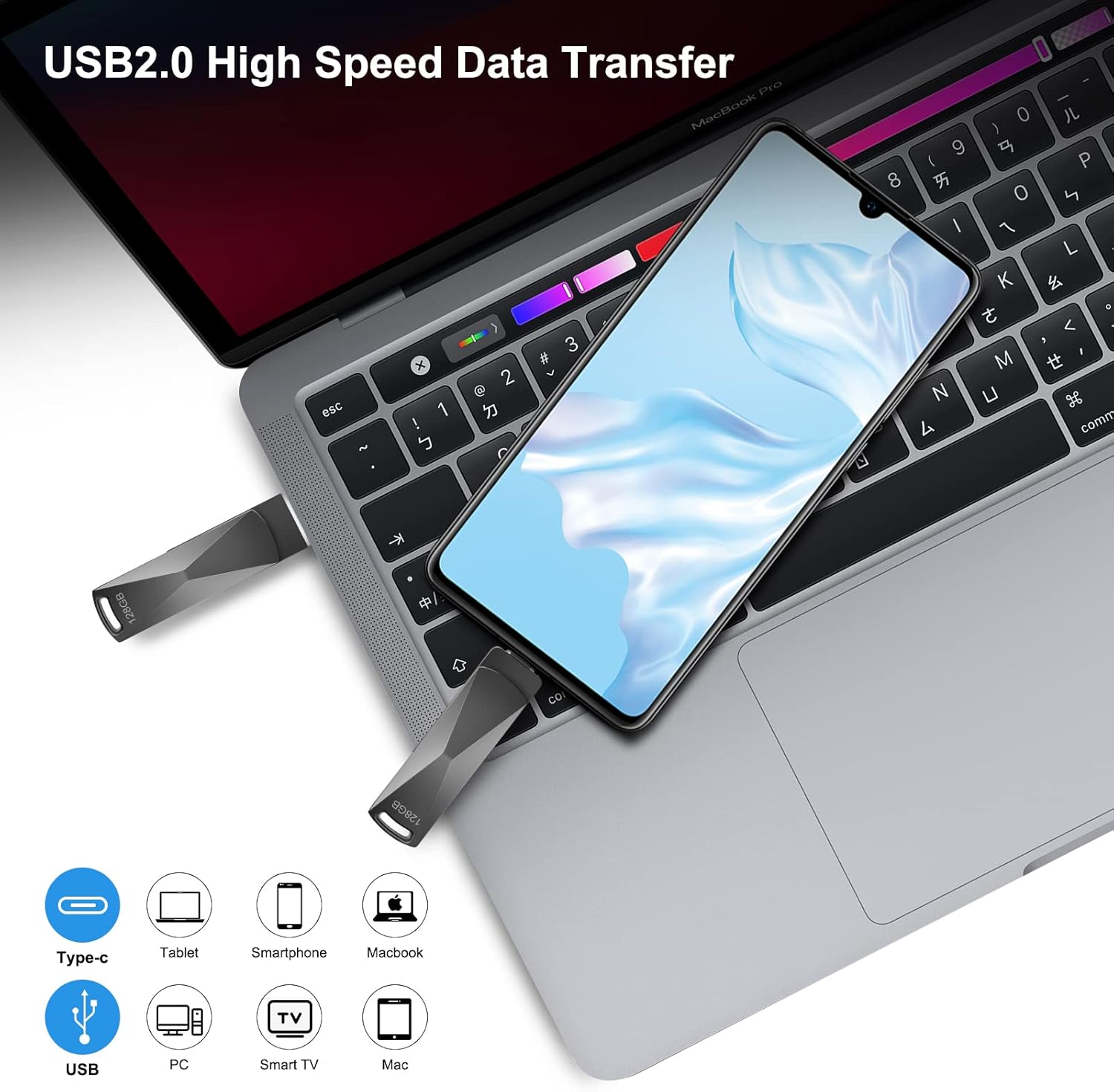 Memoria USB Giratoria Para Bodas (mínimo 100 Unidades