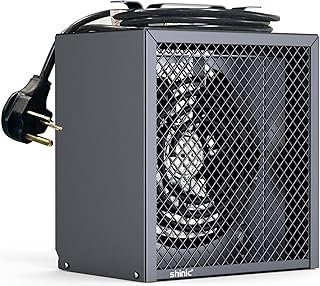 Shinic Electric Garage Heater 240V, 4,800-watt Fan-Forced Industrial Heater, With Thermostat Control, Carrying Handle, Heavy Gauge Steel, Nema 6-30P Garage Heaters for Workshop, Construction Site