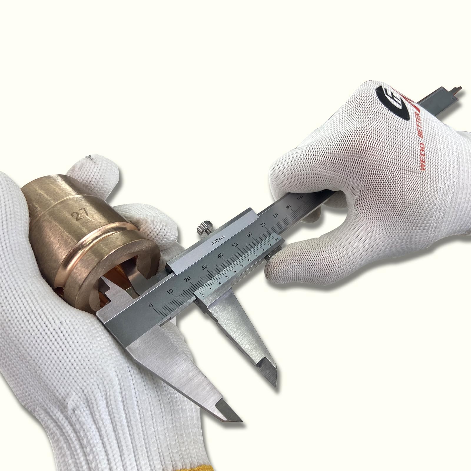 WEDO Calibrador, herramienta de medición de calibradores de 0 a 200 mm, herramienta de medición de conversión de pulgadas y milímetros, acero inoxidable, perfecto para medición doméstica/bricolaje