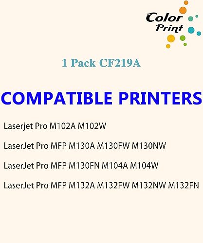Miniatura 2 de Unidad de tambor de repuesto compatible para HP 19A CF219A 219A Imaging para impresora láser CF217A 17A Toner Pro M102A M102W MFP M130A M130FW