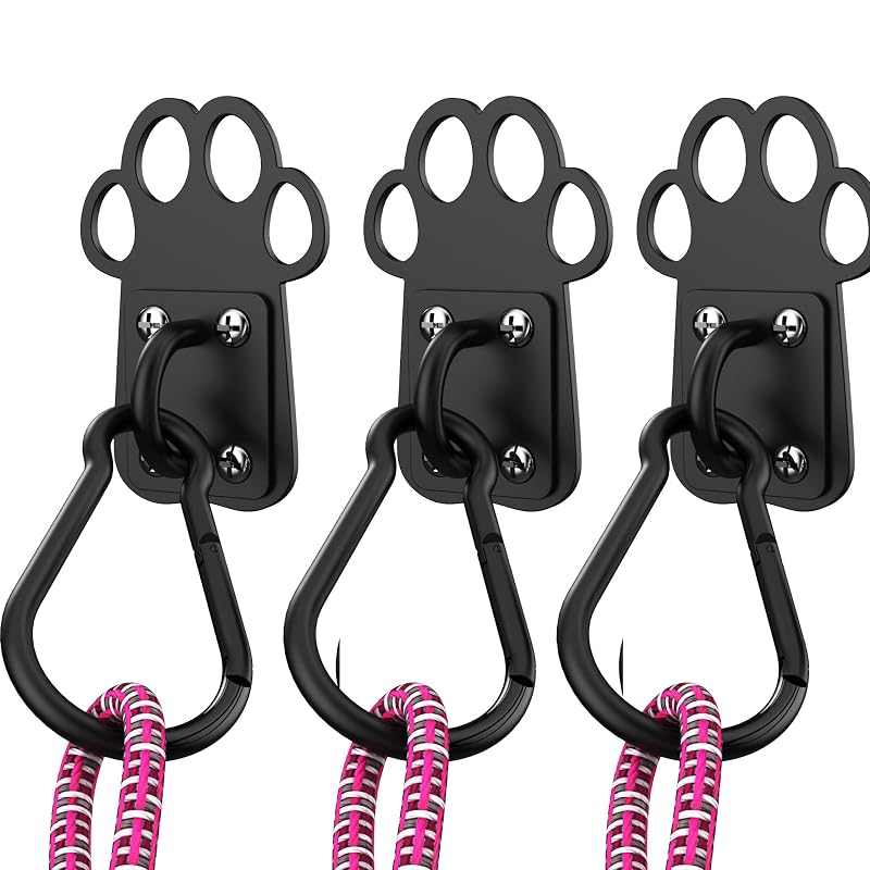Gancho de Parede para Guia de Cães com Fechamento Automático XIAOXINGYUN G-GG-004, Pacote com 3