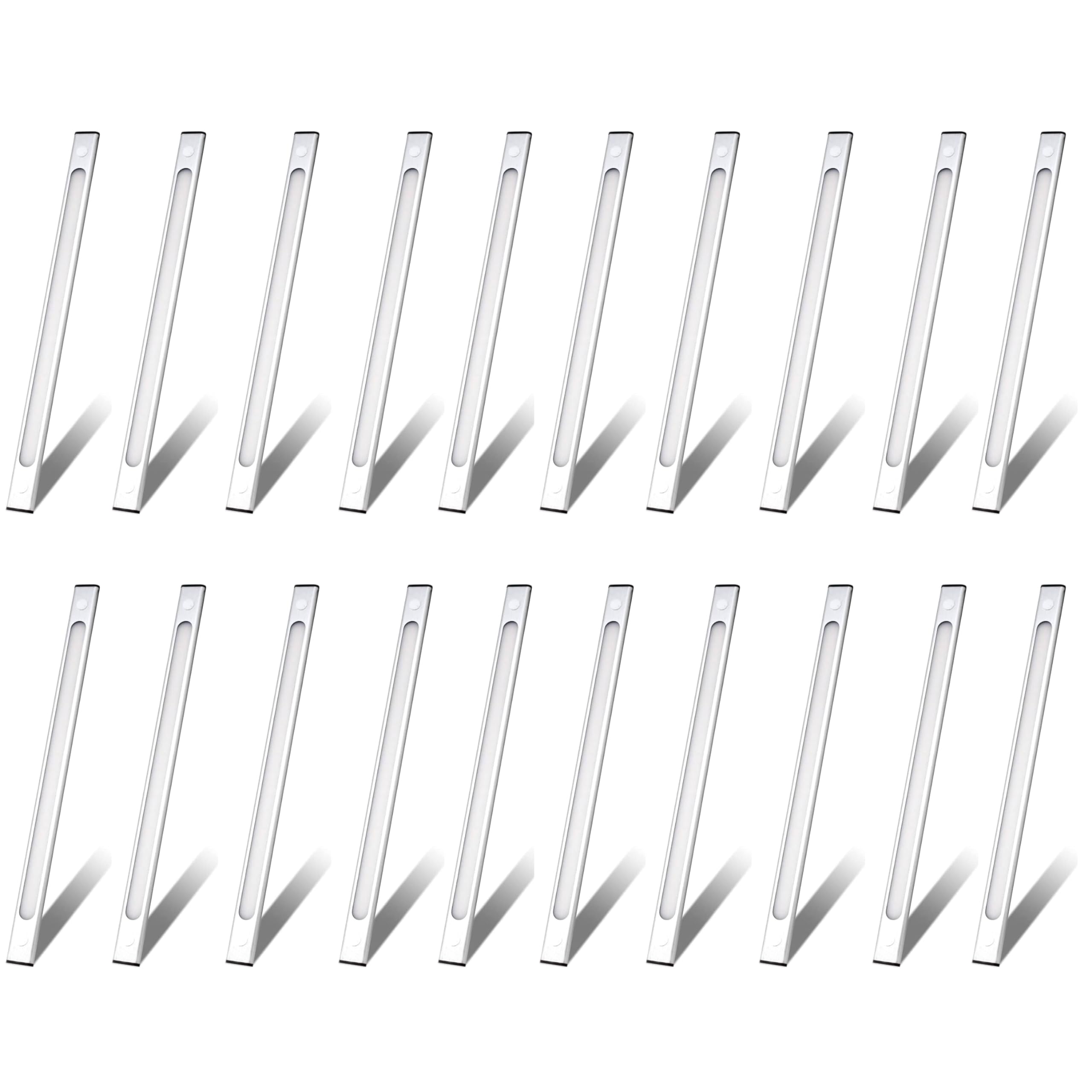 EVEHANGER Eve Hanger 4W LED Linear Cabinet Light | Bright & Energy Efficient Scale Light for Home | Under Cabinet Light for Wardrobe,Kitchen Shelf | Aluminium case| Pack of 20 (Warm White, 2 feet)