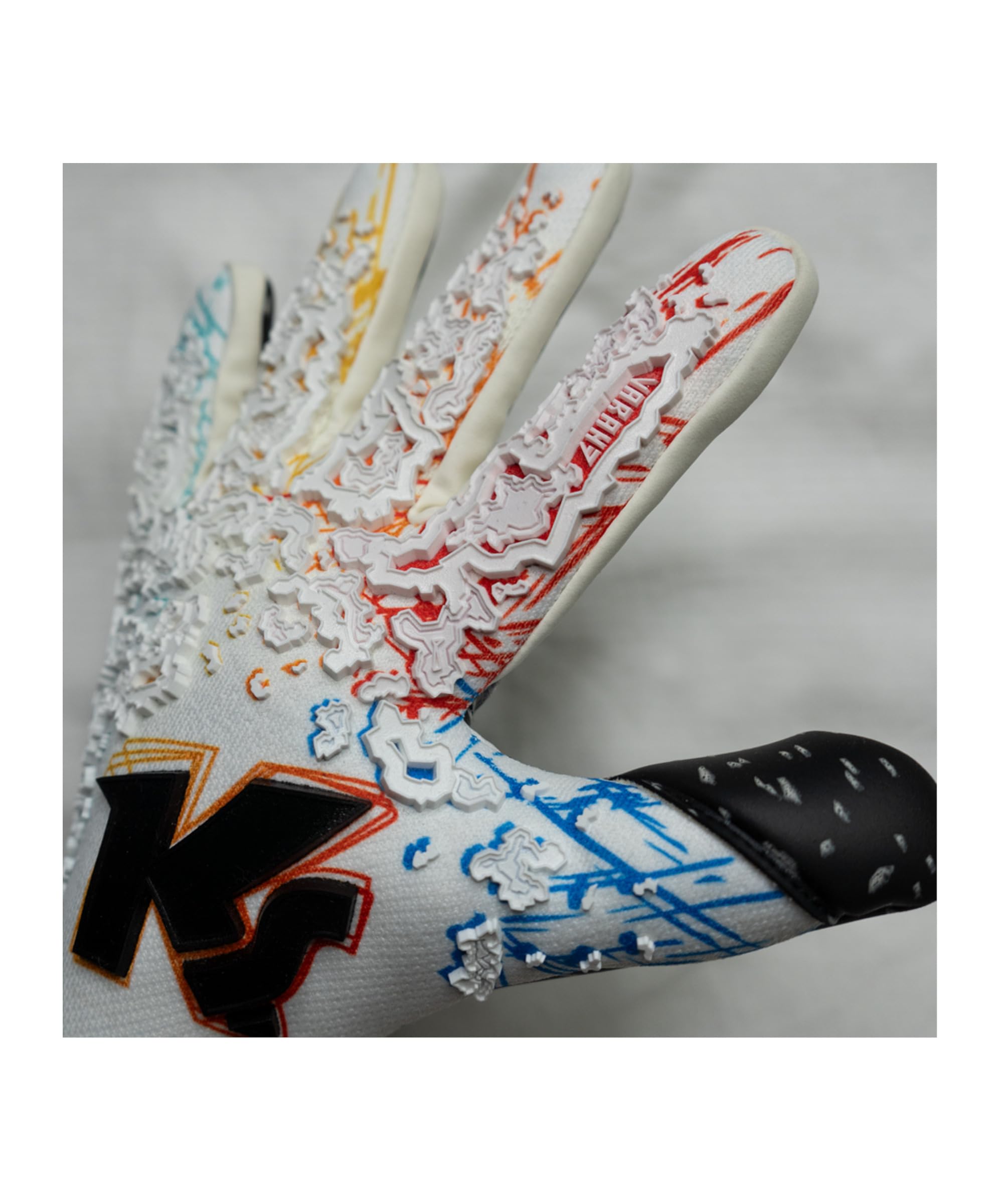 HawkStrike Guanti Da Portiere Professionali - Lattice Tedesco EXT Contact Grip, Protezione E Comfort (Taglia Unica) - 2