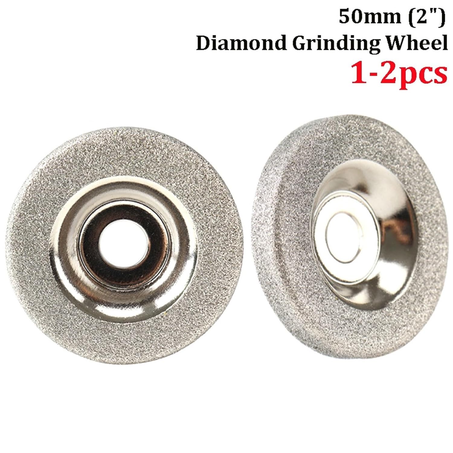 50mm Diamond Grinding Wheel Cup - 2" Emery Milling Cutter for Grinding Machines - Grit 150/180/320(150GRIT 1Pcs)