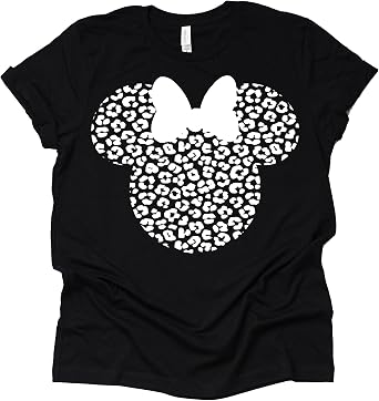 Leopard Minnie Cheetah Animal Kingdom Safari Shirt - Casual Short Sleeve