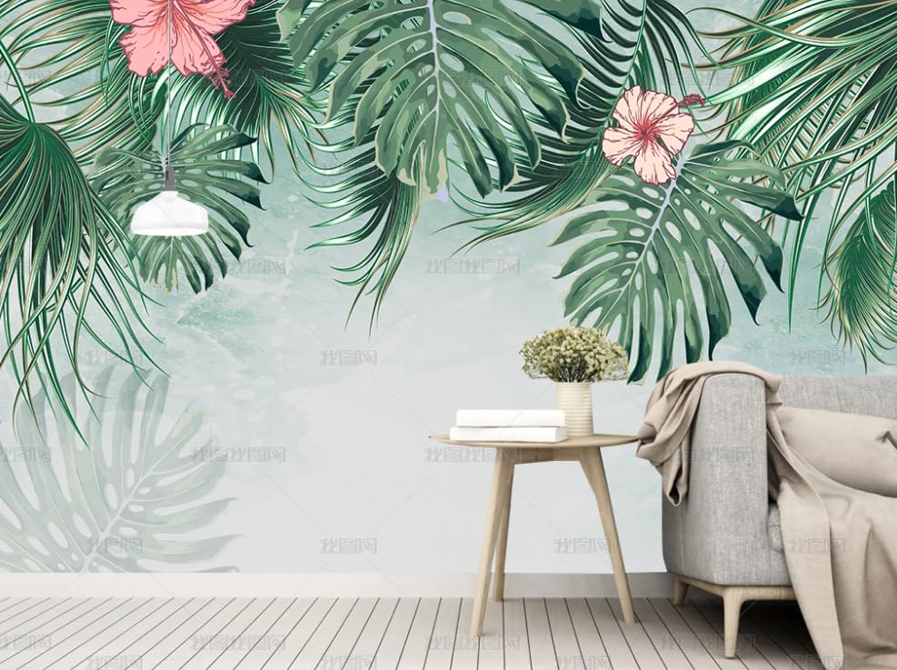 Papier peint intissé forêt tropicale pour créer une ambiance jungle de restaurant