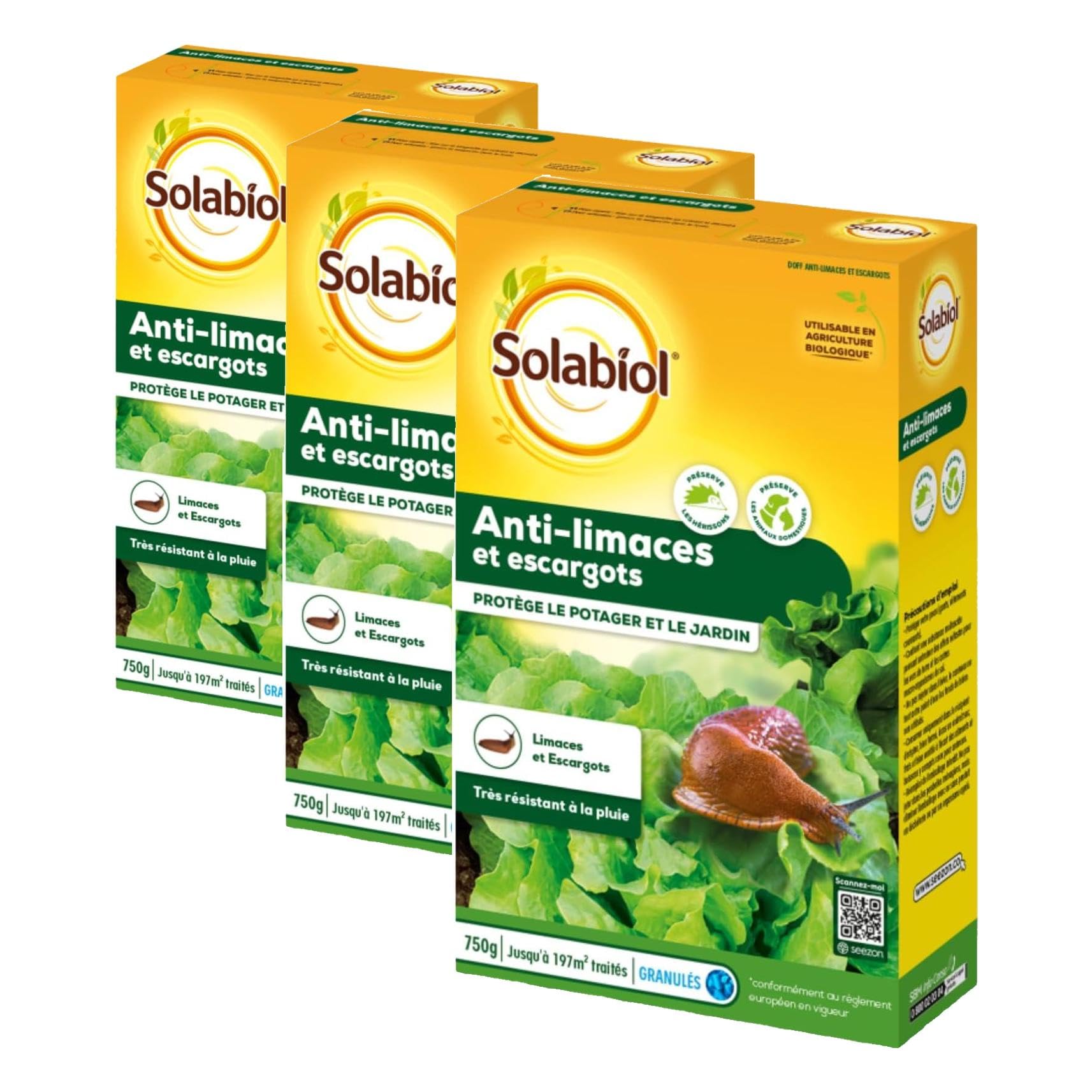 Anti-limaces puissant Solabiol pour stopper les ravages des escargots