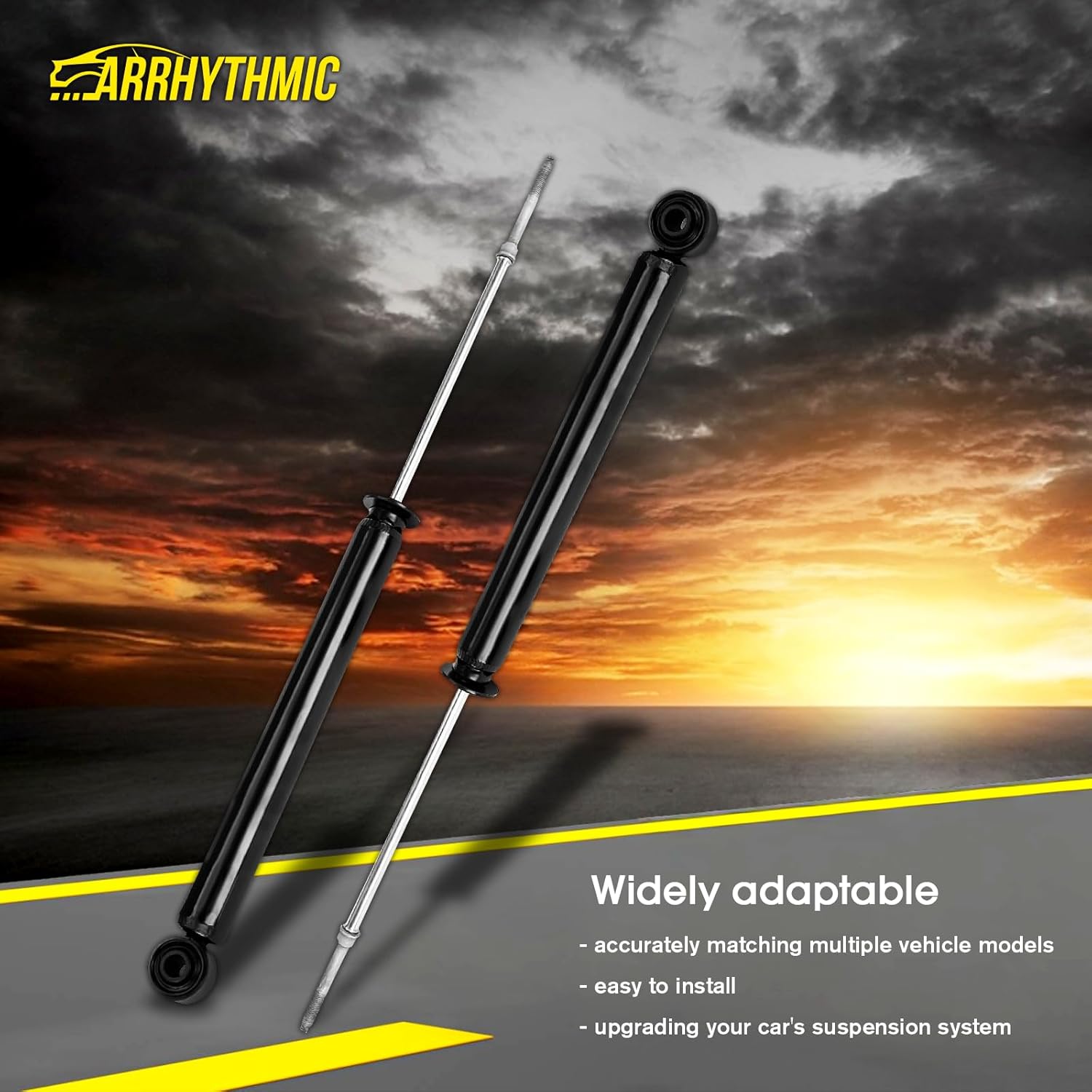 Arrhythmic 4 Set Front and Rear Shocks Shock Absorbers for Chevrolet Corvair 1960 1961 1962 1963 1964 for Chevy Corvair 1960 1961 1962 1963 1964