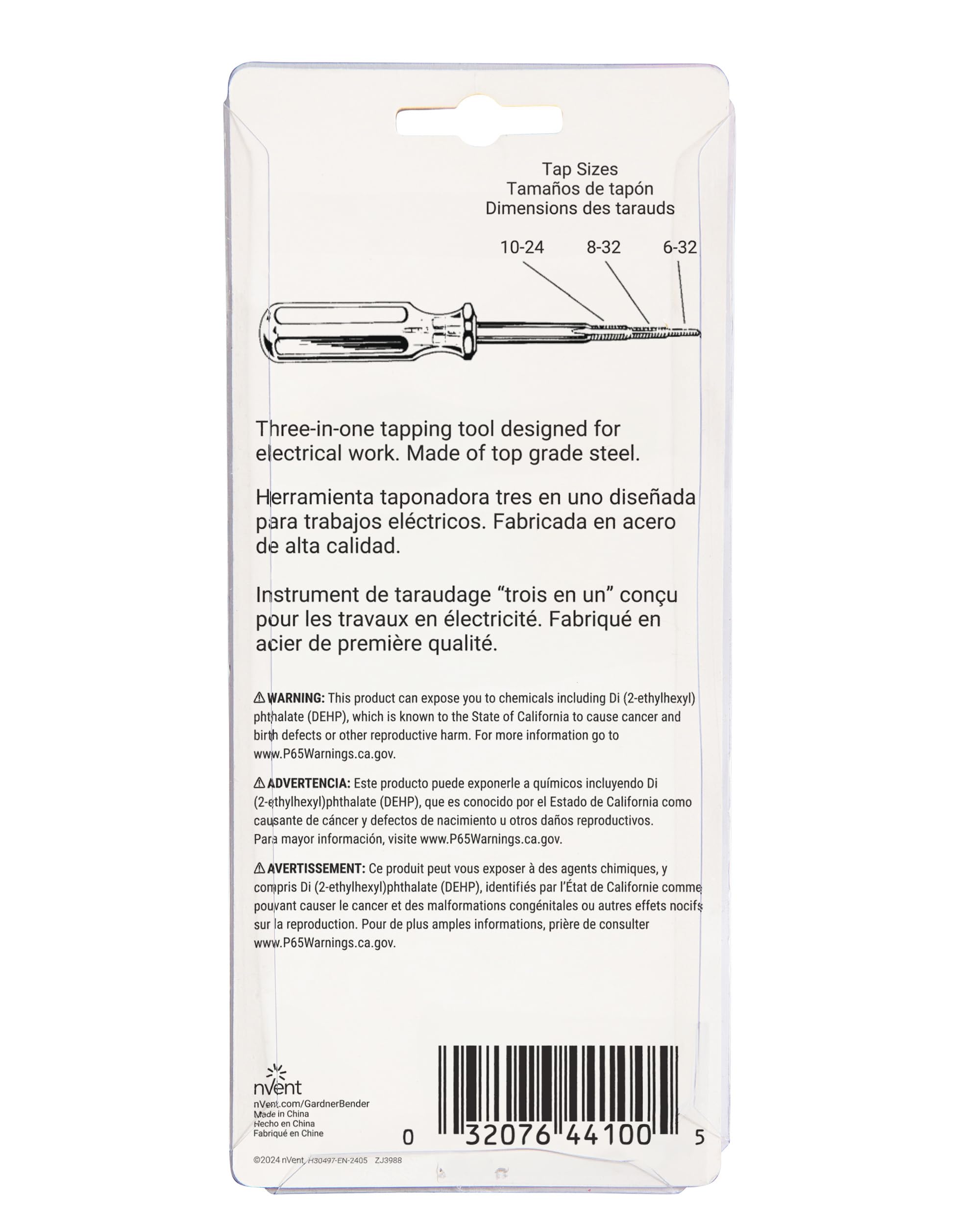 nVent GARDNER BENDER TT-10B Tapping Tool - 3-in-1 -4
