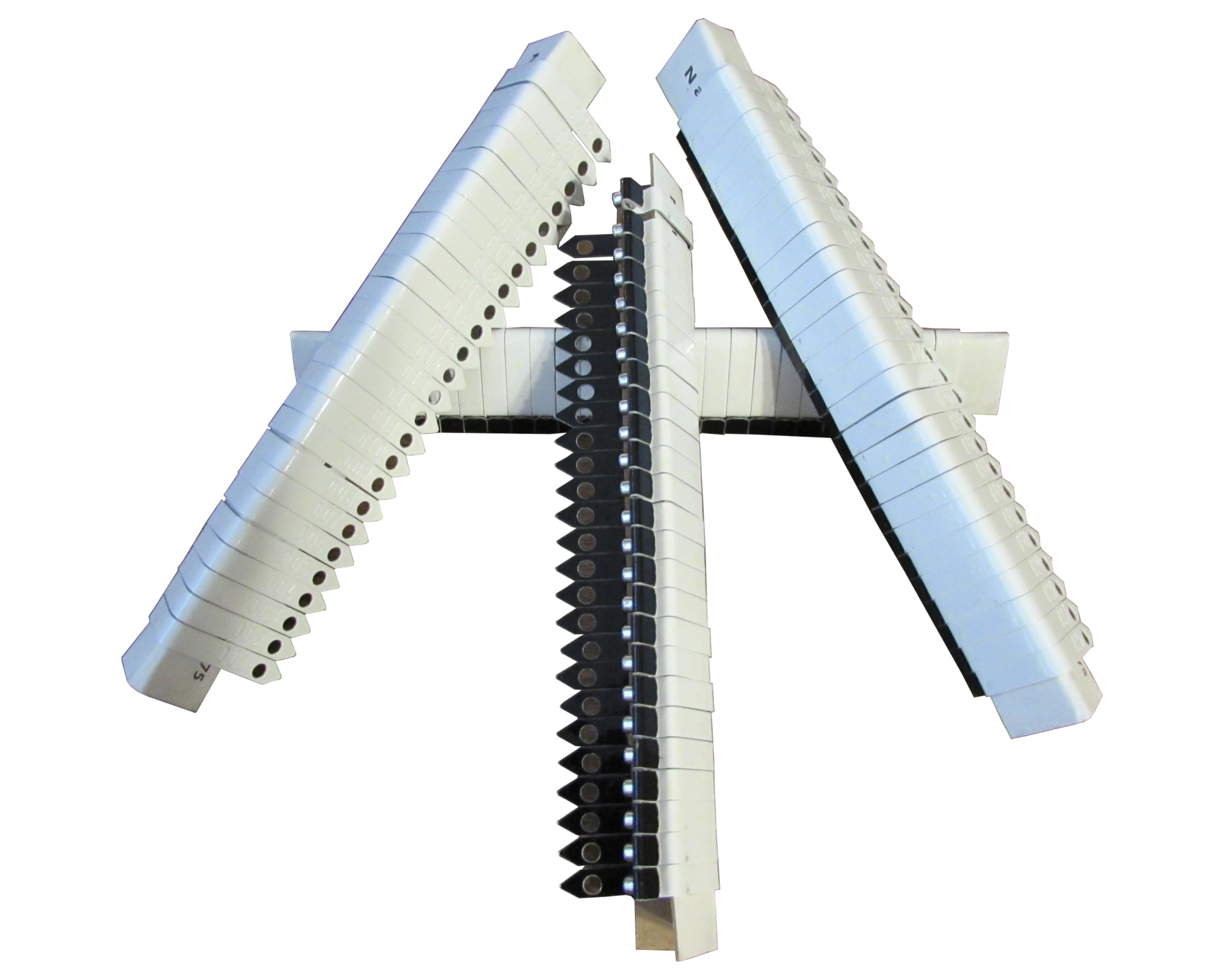 Customized Chicken Zip Wing Bands (900, White)