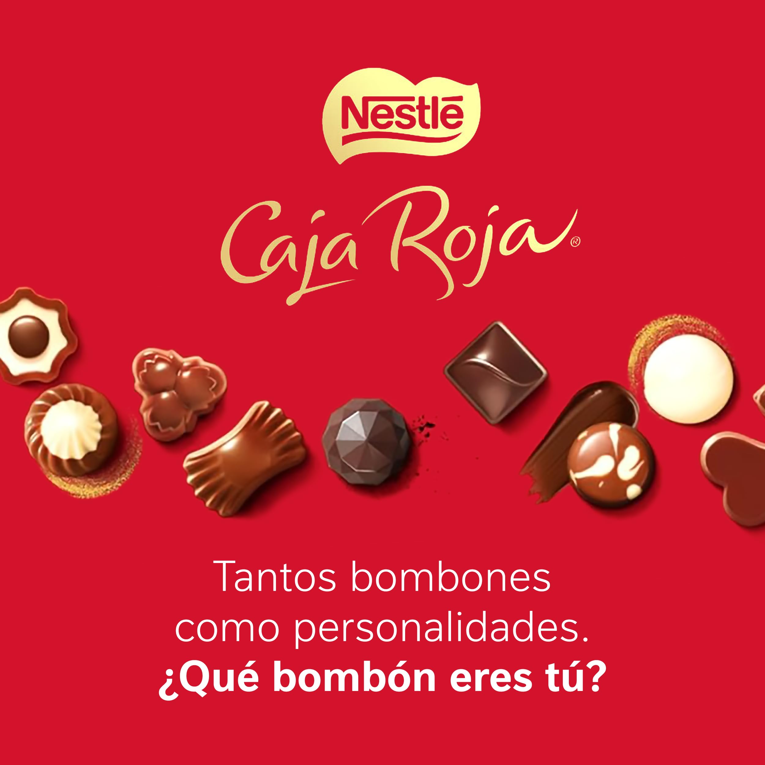 Nestlé Caja Roja bombones de chocolate - Pack de 12 x 45g