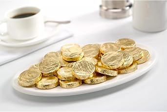 Chocolate Mint Crisps – Individually Wrapped Dark Chocolate Discs with Mint & Crunchy Sugar Crystals – 1kg Bulk Box