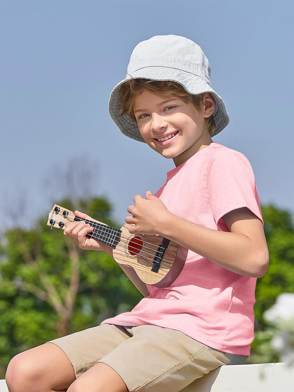 Haloumoning Boys Short Sleeve Shirts Kids Summer Crewneck T-Shirts Casual Tops Tees 5-14 Years - Image 3