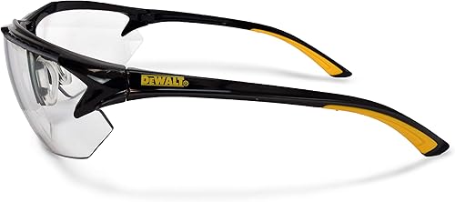 Miniatura 5 de DEWALT Spector In-Viz - Cristal de seguridad bifocal, marco negroamarillo, lente transparente