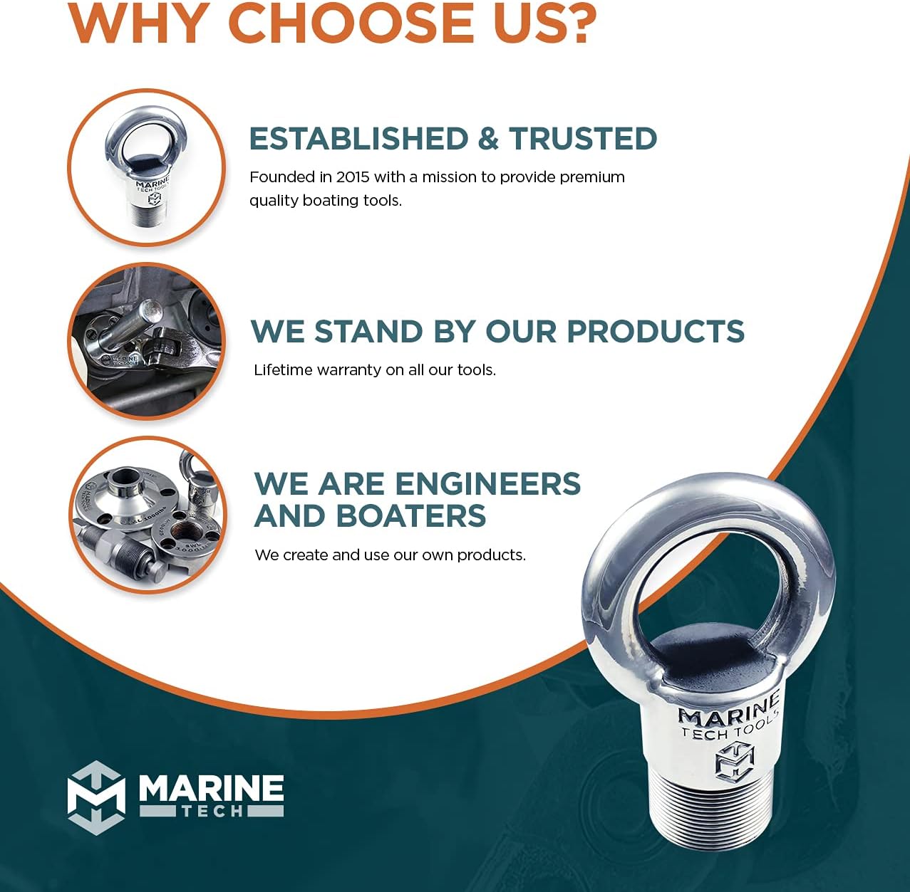 Marine Tech Tools Mercury Lifting Ring — Universal Lifting System AMT0022 — Mercury Outboard Lifting Eye — Outboard Flywheel Puller — Mercury Lifting Eye : Sports & Outdoors