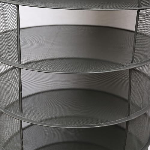 Miniatura 8 de YARNOW Malla de red para 1 unidad para alimentos, capas de malla negra para colgar ropa, verduras, pescado, boca de té, cesta de té multifunción