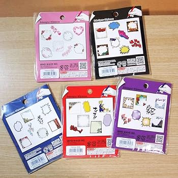 Amazon.co.jp: コミックシール5点セット/75650-5 写真をコミック