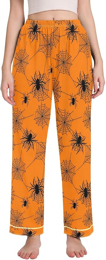 Womens Pajama Pants Comfy Casual Long Sleep Pants Loose Fit Lounge Pants with Pockets Size S-XXL