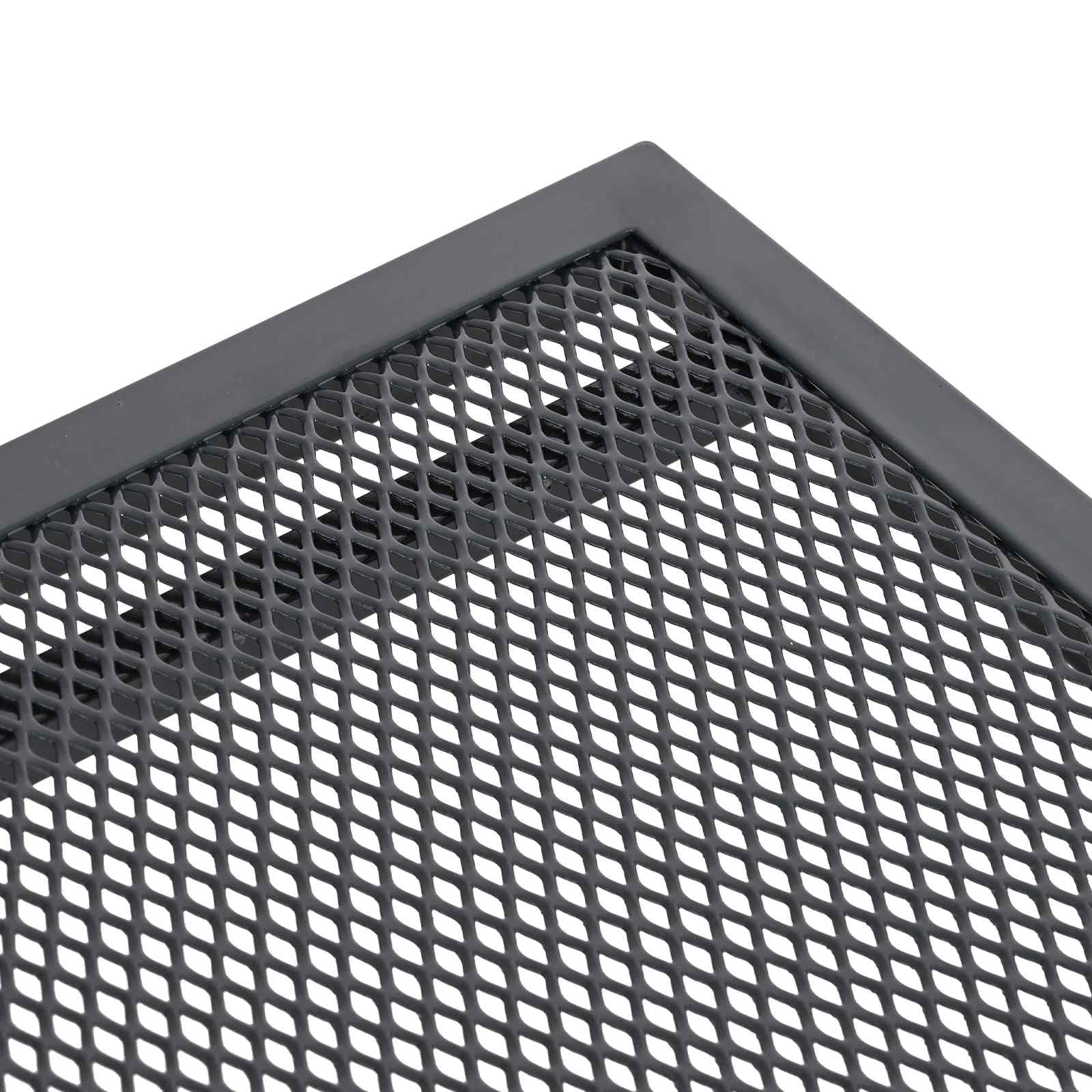 vidaXL Table de Salle à Manger en Maille Extensible Anthracite Acier