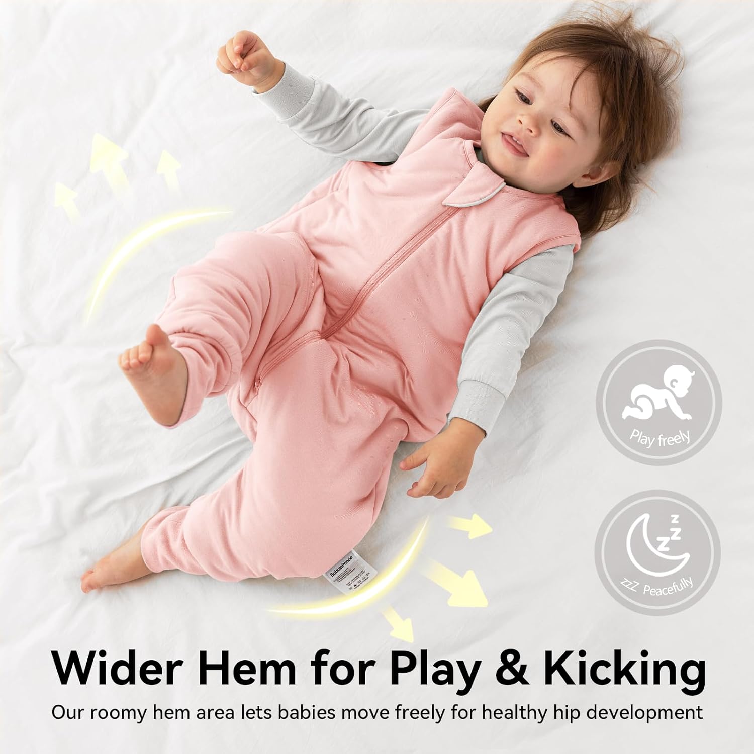 Rayon Made from Bamboo Sleep Sack with Feet Baby Sleep Sack with Legs - Image 5