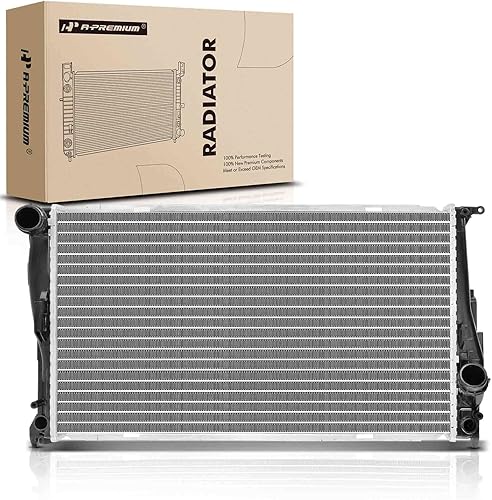Miniatura 1 de A-Premium Conjunto de radiador de refrigerante del motor compatible con BMW 135i 2008-2013, 135is 2013, 335i 2007-2011, X1 2013-2015, Z4 2012-2016,