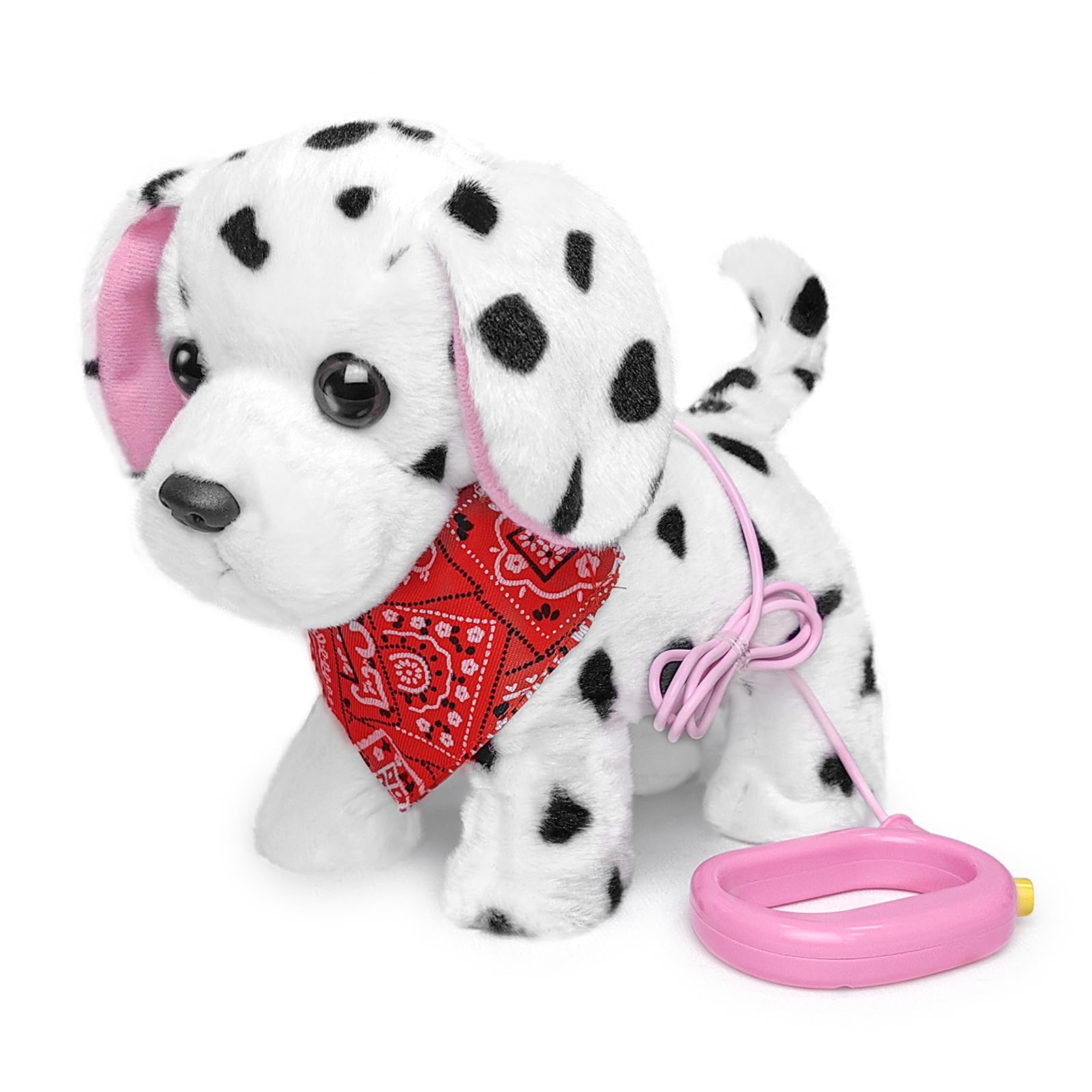 Amazon.co.jp: YH YUHUNG 歩いて吠える ダルメシアン 子犬