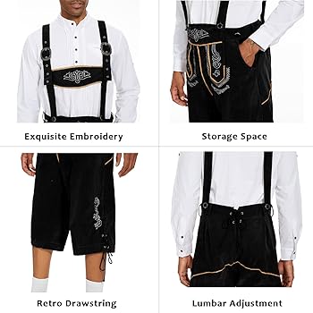 Kostuum Oktoberfest Broek en Blouse Heren - Ooms Feestwinkel