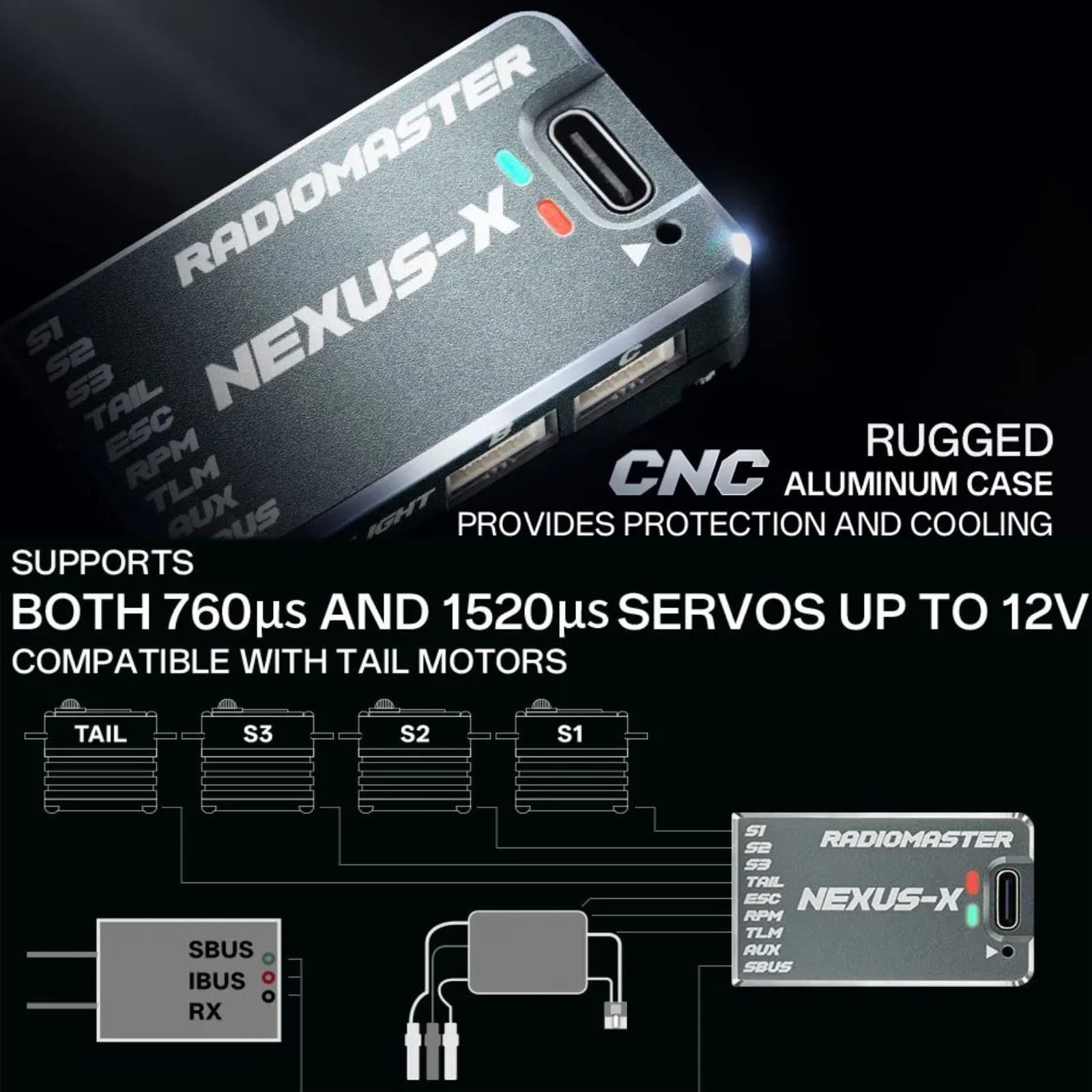 Amazon.com: HTLNUZD Radiomaster Nexus-X Helicopter Flight