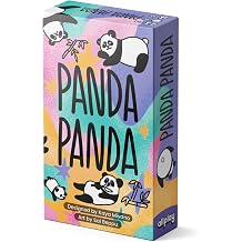 Allplay Panda Panda Board Game - Tiny Box Card Game for Adults and Families - Hand Management - Fits in Your Pocket! - 15 Minutes - 2 to 4 Players